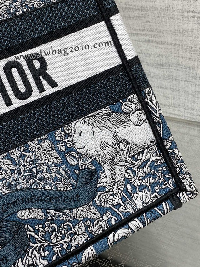 Dior专柜新款迪奥顶级原单中号Tote25早春圣诞限定款幸运星手提托特包 djfk1159